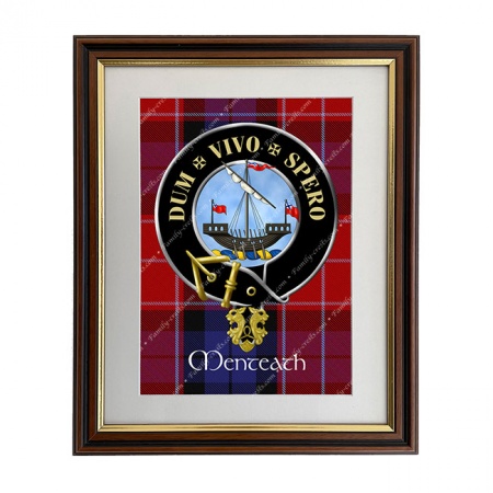 Menteath Scottish Clan Crest Framed Print