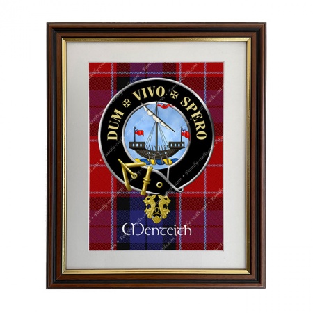 Menteith Scottish Clan Crest Framed Print