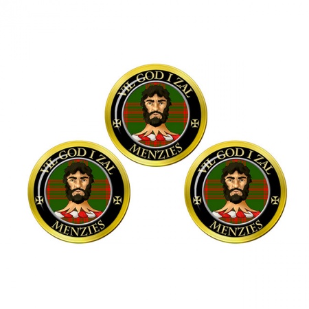 Menzies Scottish Clan Crest Golf Ball Markers