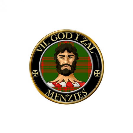 Menzies Scottish Clan Crest Pin Badge