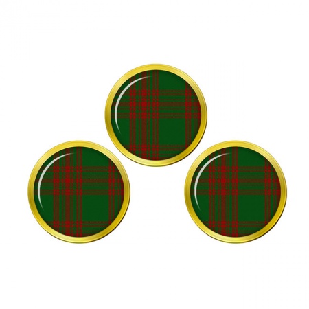 Menzies Scottish Tartan Golf Ball Markers