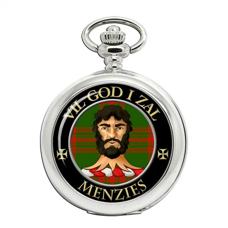 Menzies Scottish Clan Crest Pocket Watch