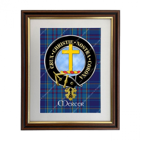 Mercer Scottish Clan Crest Framed Print