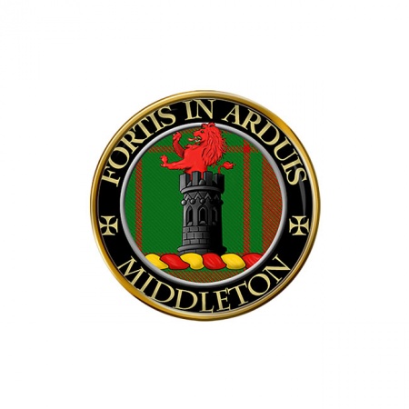 Middleton Scottish Clan Crest Pin Badge