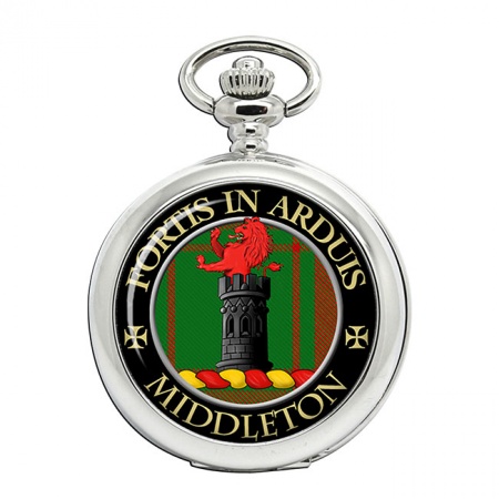 Middleton Scottish Clan Crest Pocket Watch