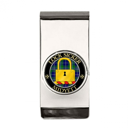 Midyett Scottish Clan Crest Money Clip