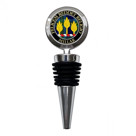 Millar Scottish Clan Crest Bottle Stopper