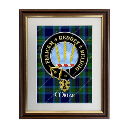 Millar Scottish Clan Crest Framed Print