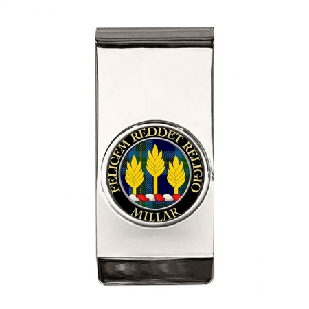 Millar Scottish Clan Crest Money Clip