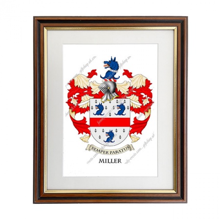 Miller (England) Coat of Arms Framed Print