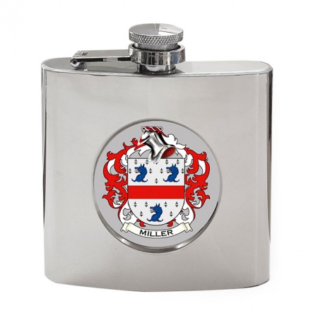 Miller (England) Coat of Arms Hip Flask