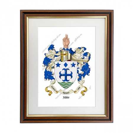 Miller (Scotland) Coat of Arms Framed Print
