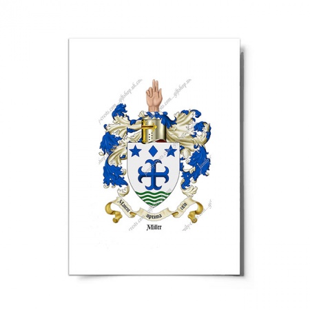 Miller (Scotland) Coat of Arms Print