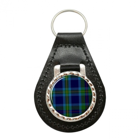 Miller Scottish Tartan Leather Key Fob
