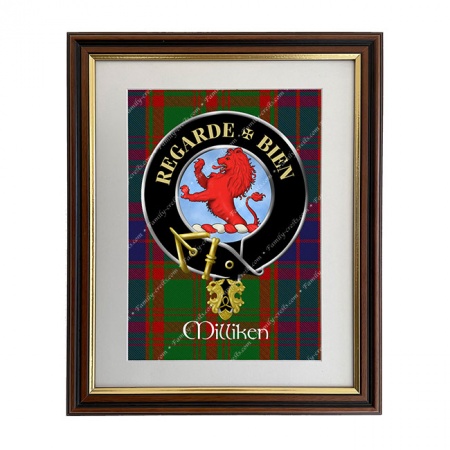 Milliken Scottish Clan Crest Framed Print