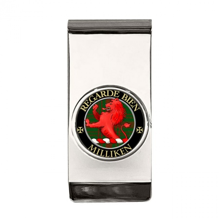 Milliken Scottish Clan Crest Money Clip