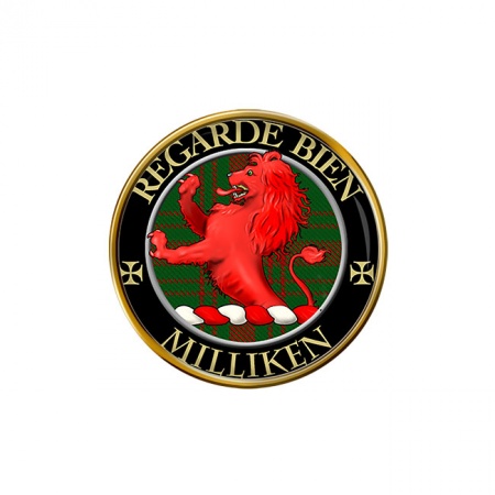 Milliken Scottish Clan Crest Pin Badge