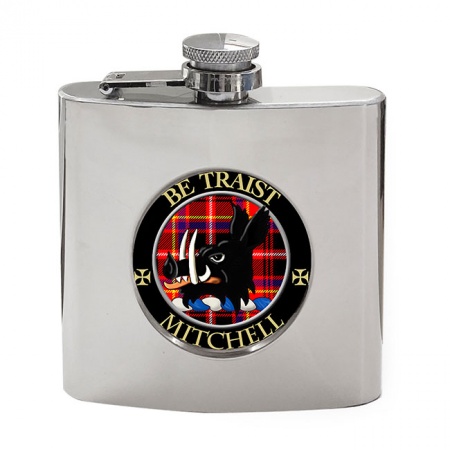 Mitchell (Innes) Scottish Clan Crest Hip Flask