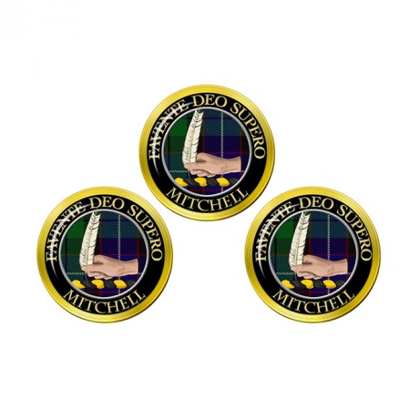 Mitchell Scottish Clan Crest Golf Ball Markers