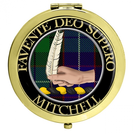 Mitchell Scottish Clan Crest Compact Mirror