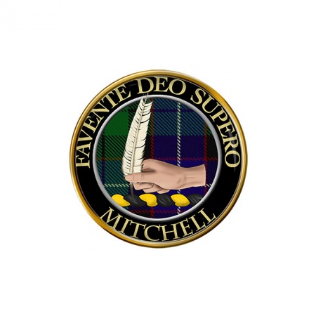 Mitchell Scottish Clan Crest Pin Badge