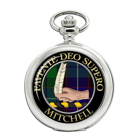 Mitchell Scottish Clan Crest Pocket Watch