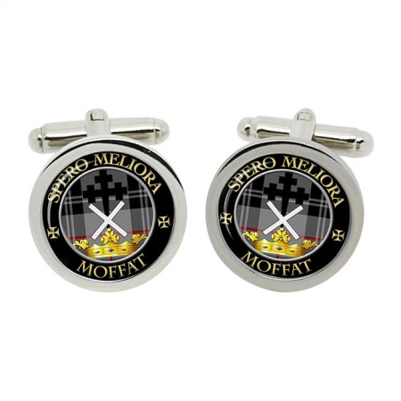 Moffat Scottish Clan Crest Cufflinks