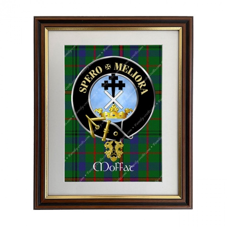 Moffat Scottish Clan Crest Framed Print