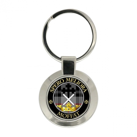Moffat Scottish Clan Crest Key Ring