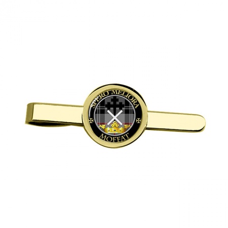 Moffat Scottish Clan Crest Tie Clip