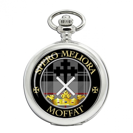Moffat Scottish Clan Crest Pocket Watch