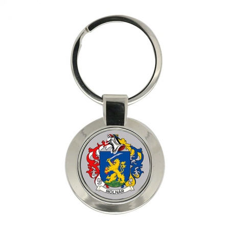 Molnár (Hungary) Coat of Arms Key Ring