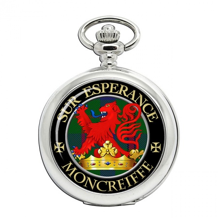 Moncreiffe Scottish Clan Crest Pocket Watch