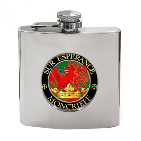 Moncrieff Scottish Clan Crest Hip Flask