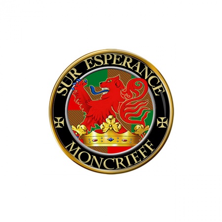 Moncrieff Scottish Clan Crest Pin Badge