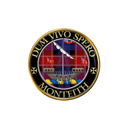 Monteith Scottish Clan Crest Pin Badge