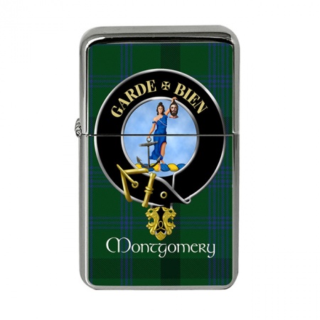 Montgomery Scottish Clan Crest Flip Top Lighter
