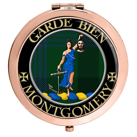 Montgomery Scottish Clan Crest Compact Mirror
