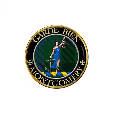 Montgomery Scottish Clan Crest Pin Badge