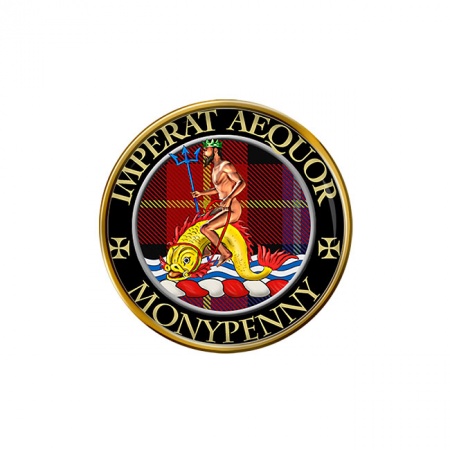 Monypenny Scottish Clan Crest Pin Badge