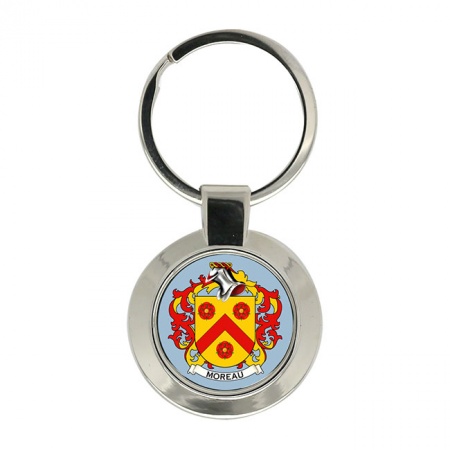 Moreau (France) Coat of Arms Key Ring