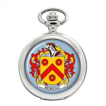 Moreau (France) Coat of Arms Pocket Watch