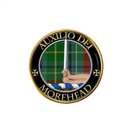 Morehead Scottish Clan Crest Pin Badge