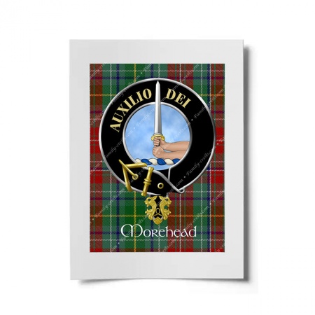 Morehead Scottish Clan Crest Ready to Frame Print