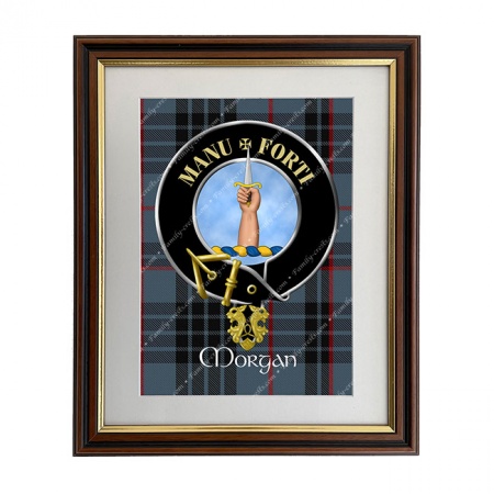 Morgan Scottish Clan Crest Framed Print