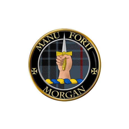 Morgan Scottish Clan Crest Pin Badge