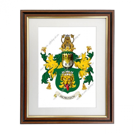 Morozov (Russia) Coat of Arms Framed Print