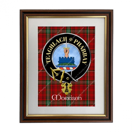 Morrison Scottish Clan Crest Framed Print