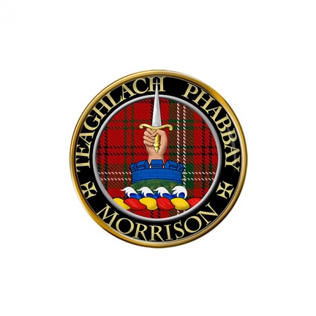 Morrison Scottish Clan Crest Pin Badge