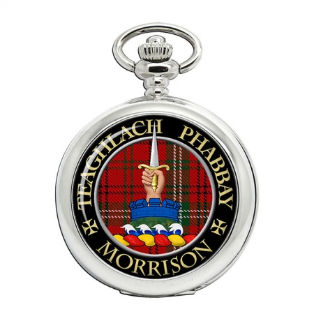 Morrison Scottish Clan Crest Pocket Watch